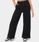 EN ES Women's Go Wide Leg Fleece Pants Black