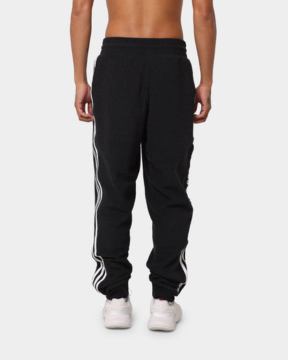 Adidas Comfort 3 Stripe Track Pants Black/White