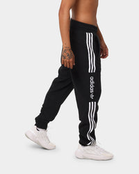 Adidas Comfort 3 Stripe Track Pants Black/White