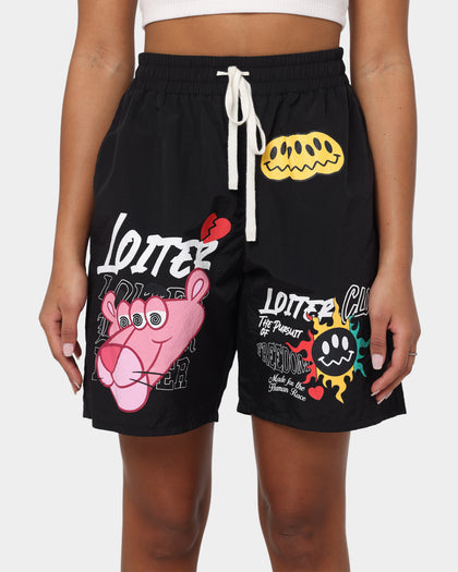 Loiter Freedom Multi Logo Shorts Black