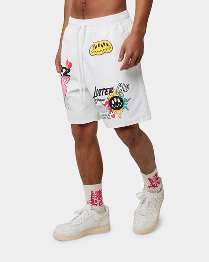 Loiter Freedom Multi Logo Shorts Off White