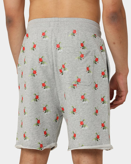 Carre Ament Repeat Rugueux Shorts Grey Marle