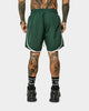 Saint Morta Icarus Vintage Running Shorts Dark Green