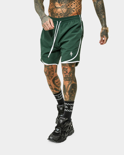 Saint Morta Icarus Vintage Running Shorts Dark Green
