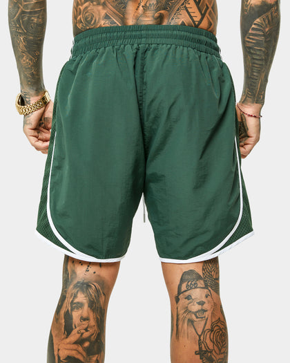 Saint Morta Icarus Vintage Running Shorts Dark Green