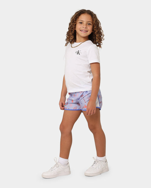 Nike Kid's Icon Clash AOP Tempo Shorts Purple Pulse