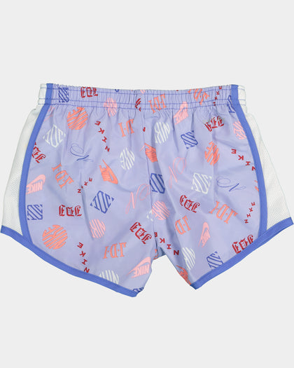 Nike Kid's Icon Clash AOP Tempo Shorts Purple Pulse