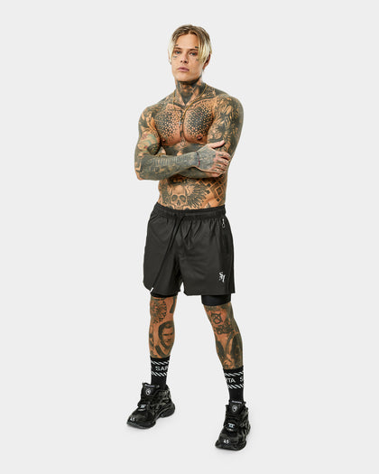 Saint Morta Icarus Athletic Shorts Black