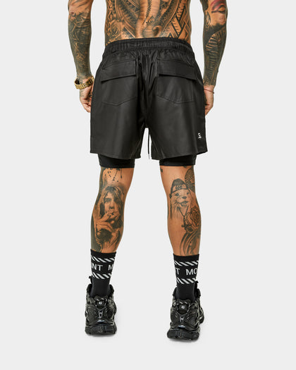 Saint Morta Icarus Athletic Shorts Black