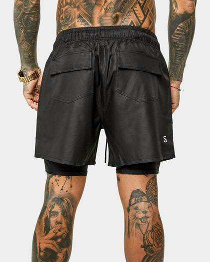 Saint Morta Icarus Athletic Shorts Black