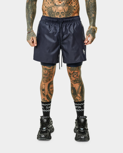 Saint Morta Icarus Athletic Shorts Navy