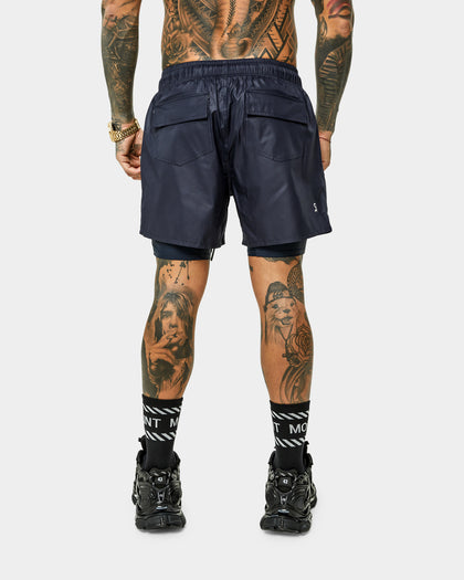 Saint Morta Icarus Athletic Shorts Navy