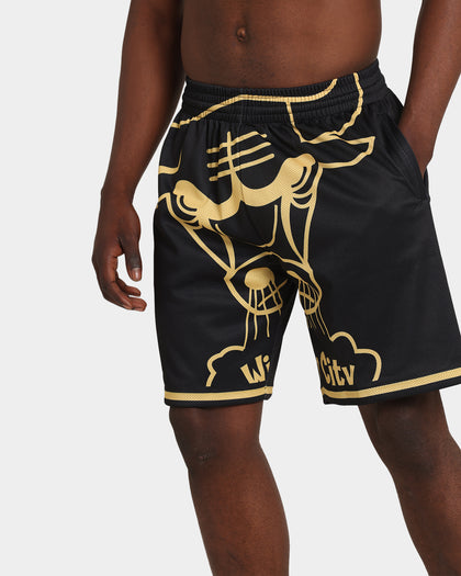 Mitchell & Ness Chicago Bulls Big Face Black Gold Shorts Black/Gold