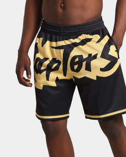 Mitchell & Ness Toronto Raptors Big Face Black Gold Shorts Black/Gold