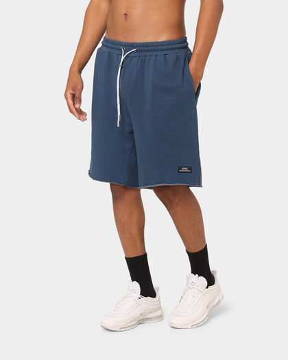 PYRA Raw Slouch Shorts Navy