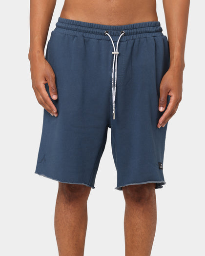 PYRA Raw Slouch Shorts Navy