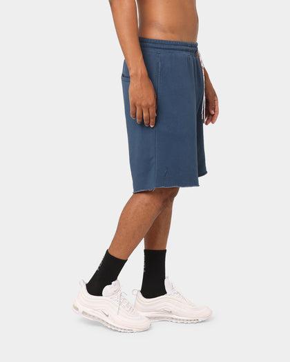 PYRA Raw Slouch Shorts Navy