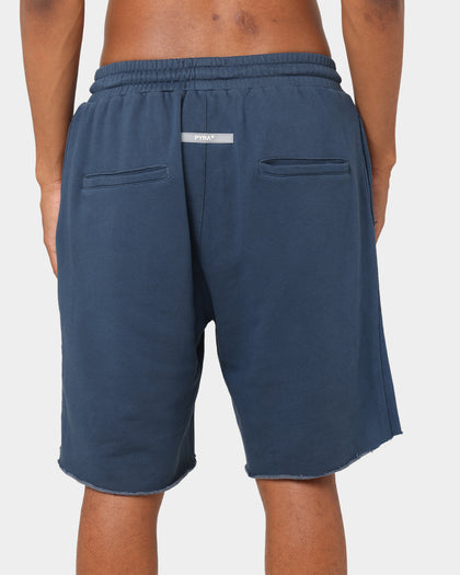 PYRA Raw Slouch Shorts Navy