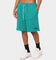 PYRA Raw Slouch Shorts Teal