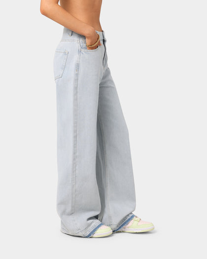 XXIII Women's Sariah Wide Leg Jeans Blue