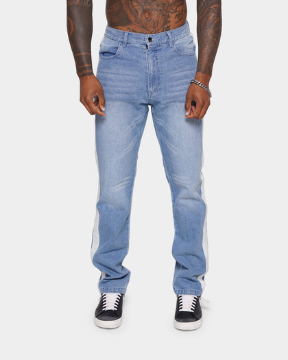 XXIII Padua White Stripe Jeans Blue