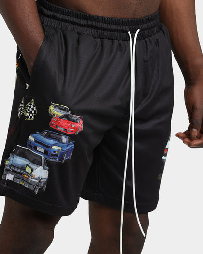 Lifted Anchors International Mesh Basketball Shorts Black
