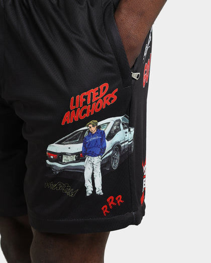 Lifted Anchors International Mesh Basketball Shorts Black