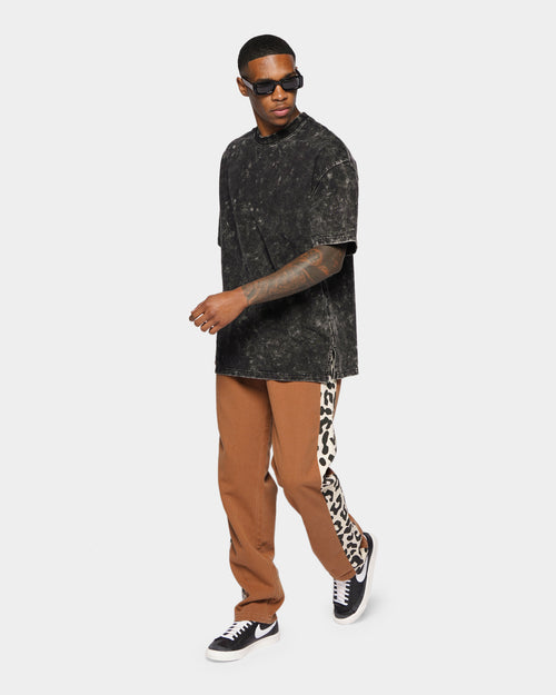 XXIII Jelani Side Panel Pants Brown/Leopard