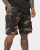 Saint Morta Desolation Cargo Shorts Woodland Camo