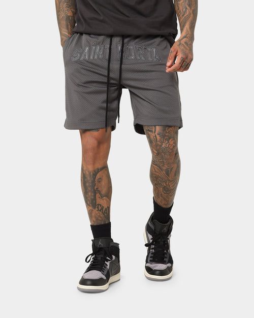 Saint Morta Kingdom Basketball Shorts Dark Grey