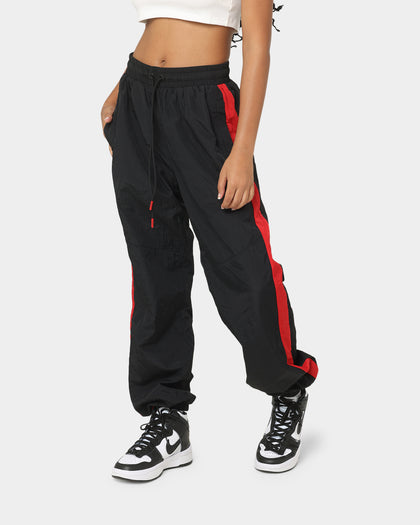 EN ES Women's Track And Field Pants Red/Black