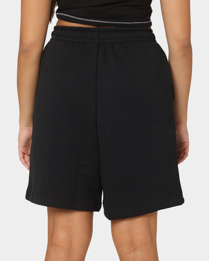 Nike Women's Nike Sportswear Essentials Fleece High-Rise Shorts Black/White