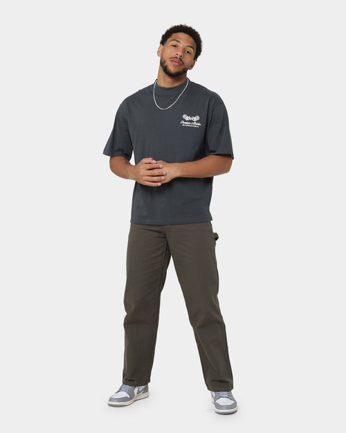 Dickies Relaxed Fit Duck Jeans Rinsed Moss Green