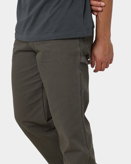 Dickies Relaxed Fit Duck Jeans Rinsed Moss Green