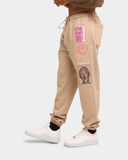 Loiter Hydra Track Pants Tan