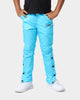 Lil Homme Kids' LH RW Snap Track Pants Baby Blue