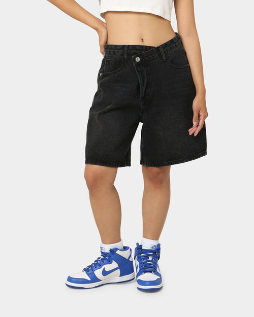 XXIII Women's Londyn Asymmetric Shorts Black