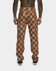 XXIII Kinsale Brown Check Jeans Brown
