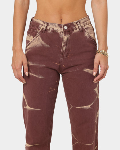 XXIII Women's Xico Tie Dye Jeans Brown