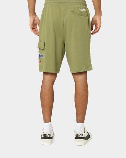 Mitchell & Ness Chicago Bulls Cargo Shorts Olive