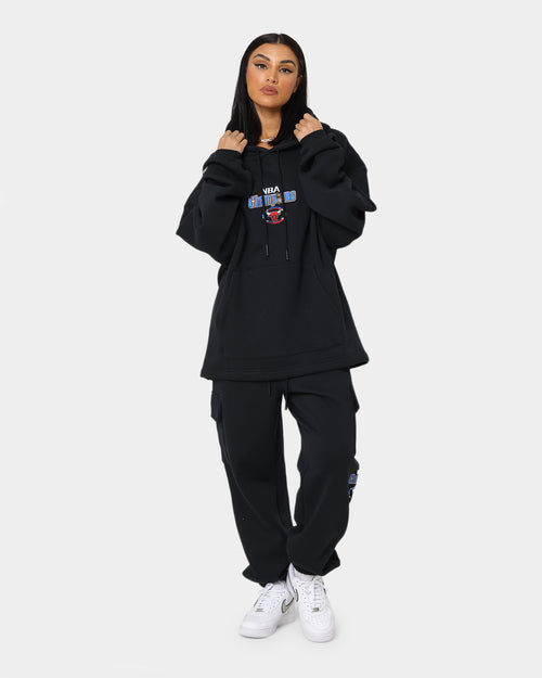 Mitchell & Ness Chicago Bulls Cargo Fleece Sweat Pants Faded Black