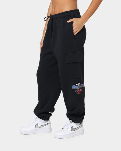 Mitchell & Ness Chicago Bulls Cargo Fleece Sweat Pants Faded Black