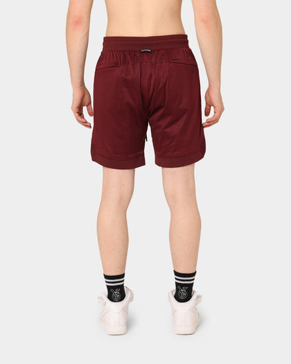 The Anti Order Oblivion Basketball Shorts Dark Burgundy