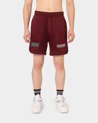 The Anti Order Oblivion Basketball Shorts Dark Burgundy
