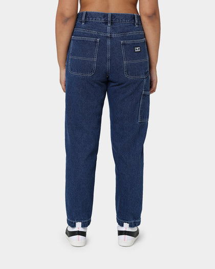 Obey Hardwork Carpenter Denim Jeans Stonewash Indigo