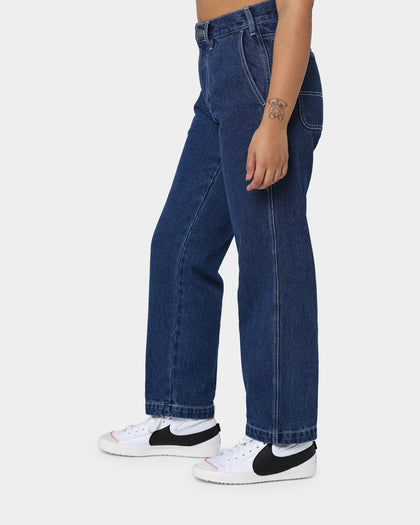 Obey Hardwork Carpenter Denim Jeans Stonewash Indigo