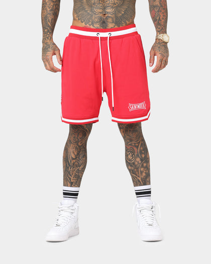Saint Morta Ceremony Basketball Shorts Red/White