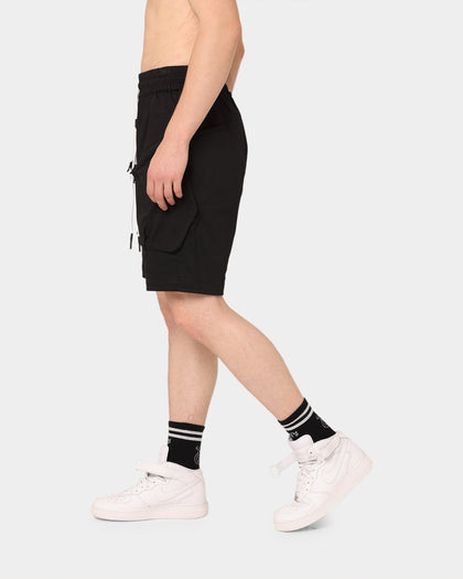 The Anti Order Neo Military Cargo Shorts Black
