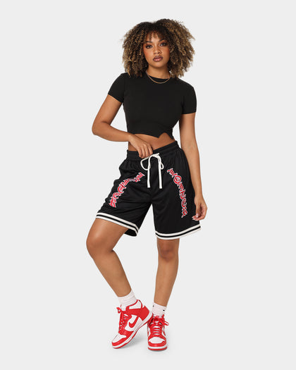 Loiter Script Ball Shorts Black