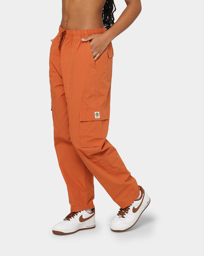 OBEY Women's Sunny Poplin Cargo Pants Bombay Brown